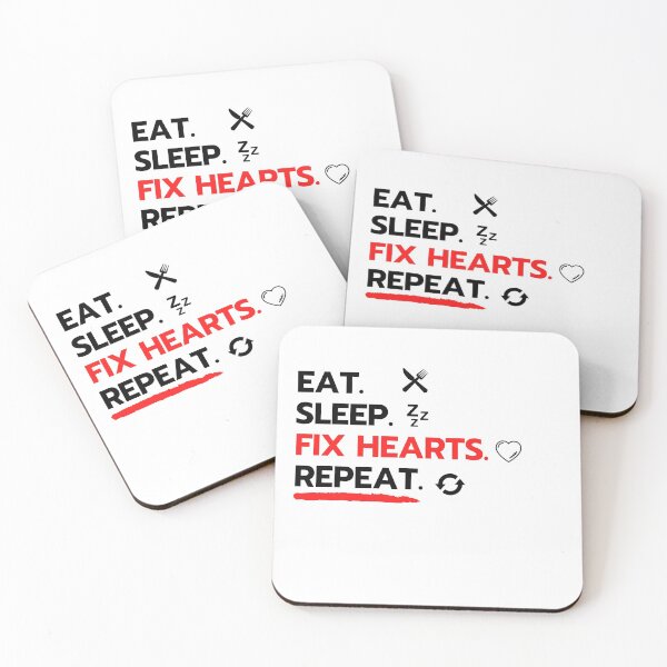 Item preview,  Eat. Sleep. Fix Hearts. Repeat. designed and sold by tarkaittisak.
