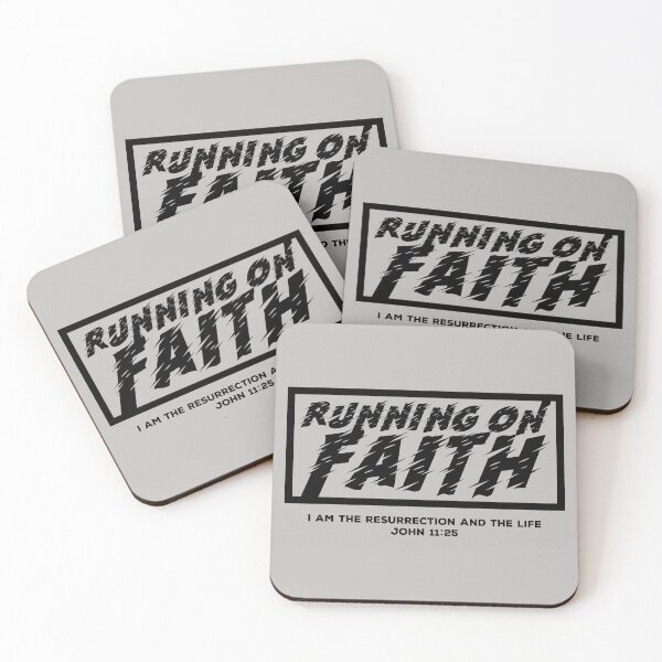 Item preview, Running on Faith JOHN 11:25 designed and sold by Edzgi1.