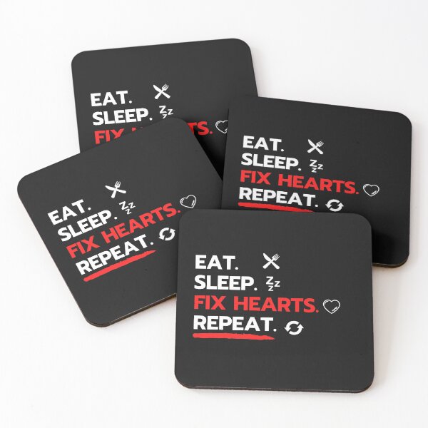 Item preview,  Eat. Sleep. Fix Hearts. Repeat. designed and sold by tarkaittisak.