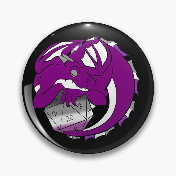 Item preview, DnD Pan Ace Dragon Dice, Asexual D20 designed and sold by MickTilio.