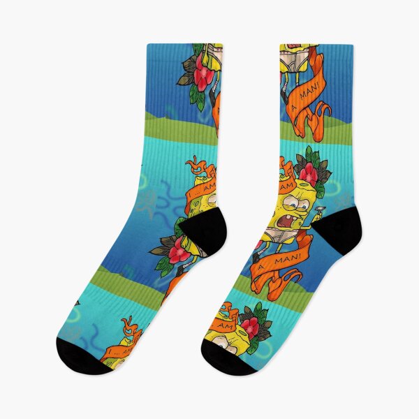 Item preview, Spongebob - Shaving - I am a man - Fan Art designed and sold by aalkahalah.