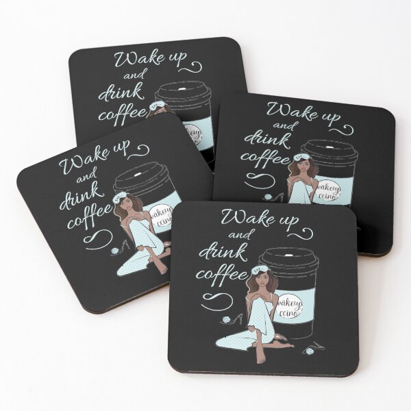Item preview, Wake up and drink coffee designed and sold by Coffee &  Fashion.