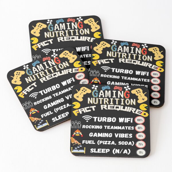 Item preview, Gamer Nutrition Facts  designed and sold by mewsis.