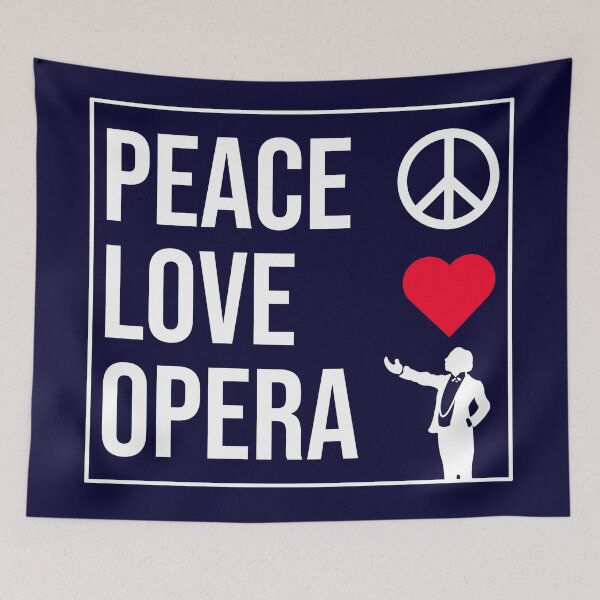 Item preview, Peace Love Opera designed and sold by CatArtStore.