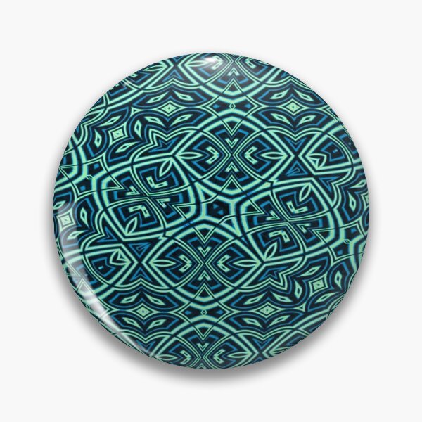 Item preview, Weave Design In Blue and Green  designed and sold by Lynn  Marie Sharp.