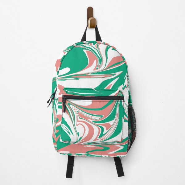Item preview, Burnt Coral and Mint Color Simple Abstract Pattern designed and sold by Erwin-Bratz.