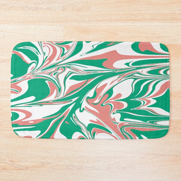 Item preview, Burnt Coral and Mint Color Simple Abstract Pattern designed and sold by Erwin-Bratz.