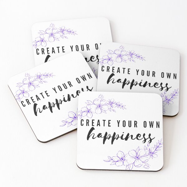 Item preview, create your own happiness designed and sold by JocelynCrafts.