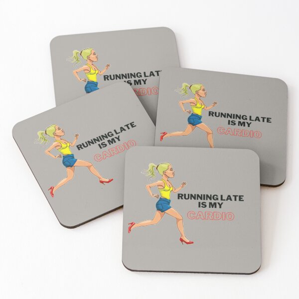 Item preview, Running Late Is Exercise Right. Cardio running designed and sold by soniaaseguin.