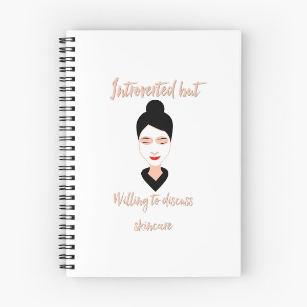 Item preview, INTROVERTED BUT WILLING TO DISCUSS SKINCARE designed and sold by 30-Merch.