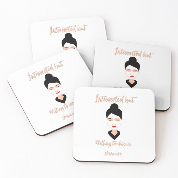 Item preview, INTROVERTED BUT WILLING TO DISCUSS SKINCARE designed and sold by 30-Merch.