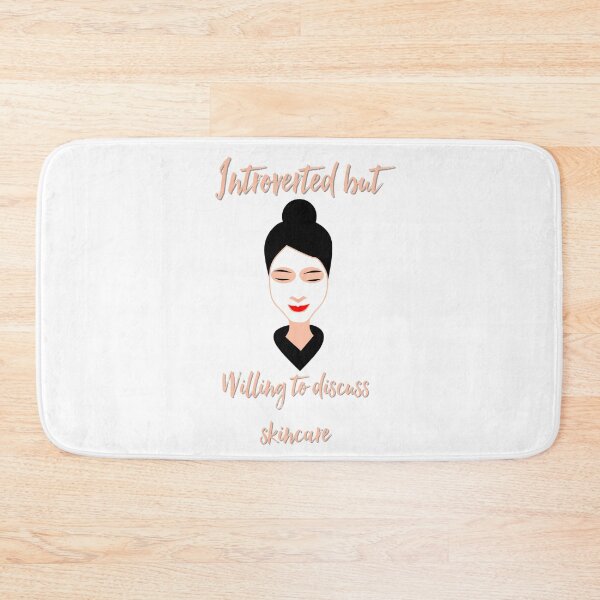 Item preview, INTROVERTED BUT WILLING TO DISCUSS SKINCARE designed and sold by 30-Merch.