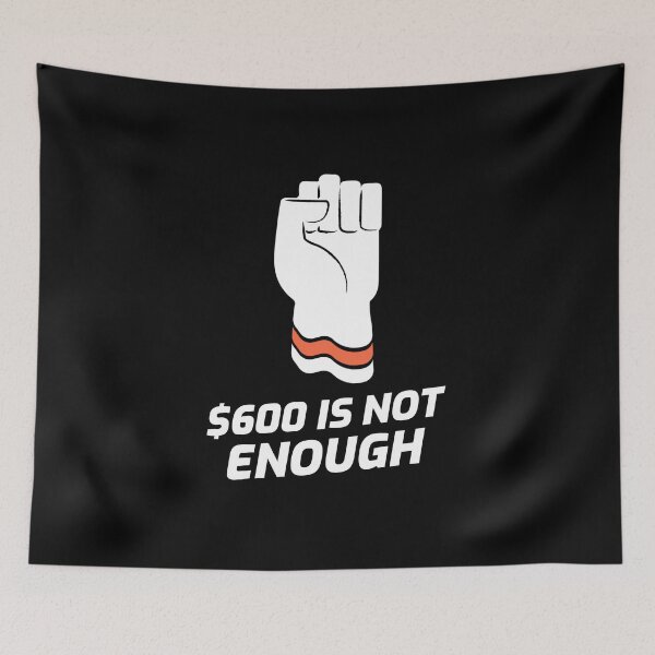 Item preview, $ 600 is Not Enough - #600IsNotEnough hashtag designed and sold by SocialStreet.