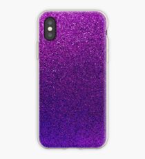 Lila Glitzerpapier iPhone-Hülle & Cover