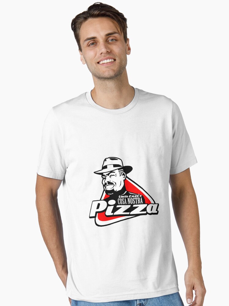 Thumbnail 2 of 7, Essential T-Shirt, Cosa Nostra Pizza designed and sold by mousehawk.