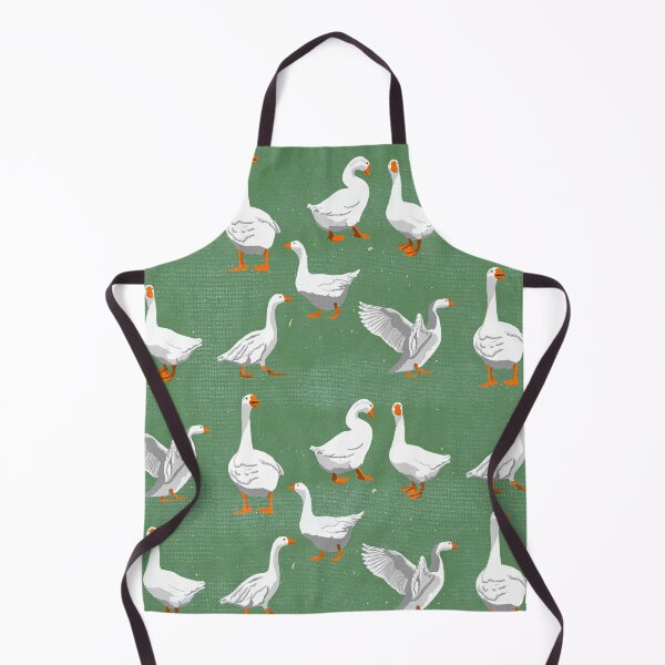 Item preview, Gaggle of geese on green designed and sold by Quick Brown Fox Canada.