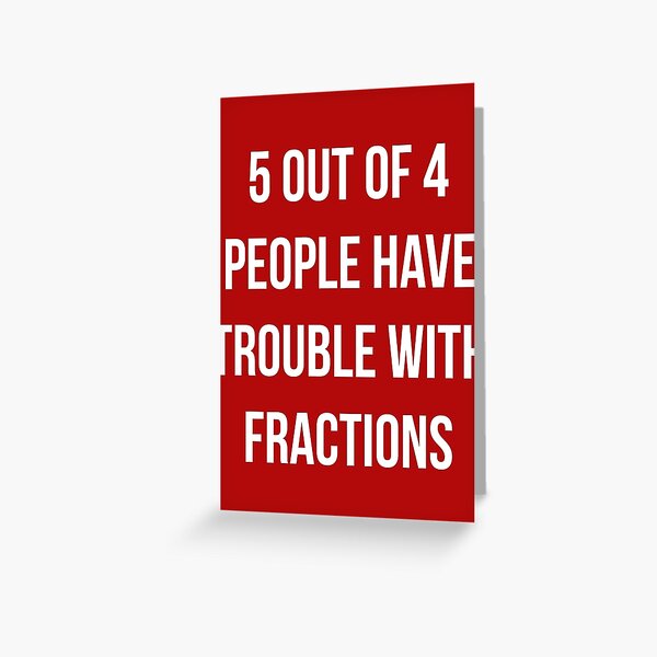 Item preview, Funny Fractions Math T Shirt designed and sold by bitsnbobs.