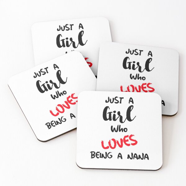 Item preview, Just A Girl Who Loves Being a Nana designed and sold by DiscGolfTees.