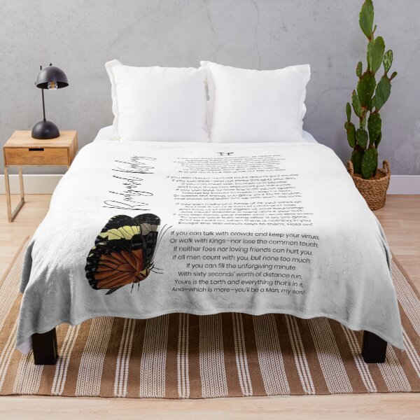 Item preview, Rudyard Kipling If Poem Poetry Inspirational Words designed and sold by CultandObscure.