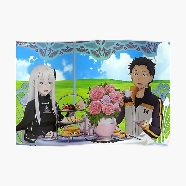 Re Zero Starting Life In Another World Season 2 Poster By Dunkelj Redbubble