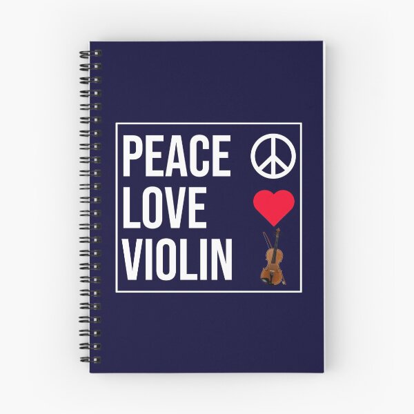Item preview, Peace Love Violin designed and sold by CatArtStore.