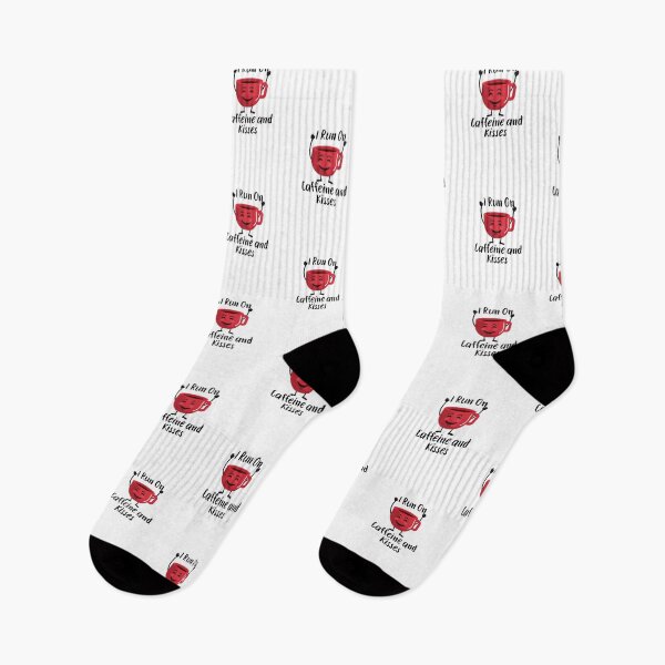 Item preview, I Run on Caffeine and Kisses designed and sold by Emerg-Apparel.