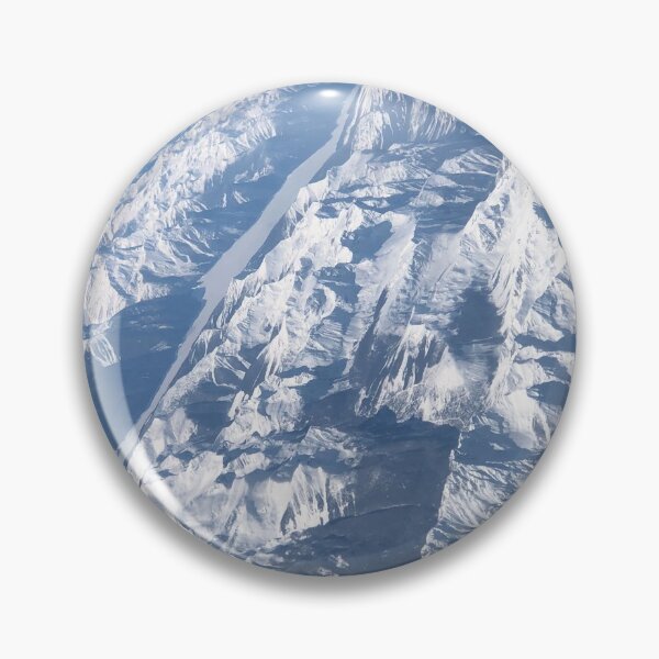 Item preview, Snowy mountain from 3000 feet designed and sold by ZRGraphics.