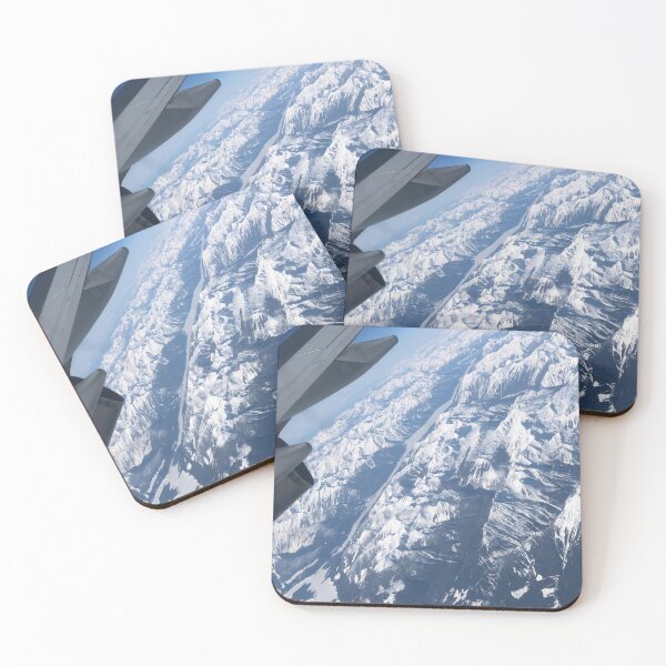 Item preview, Snowy mountain from 3000 feet designed and sold by ZRGraphics.