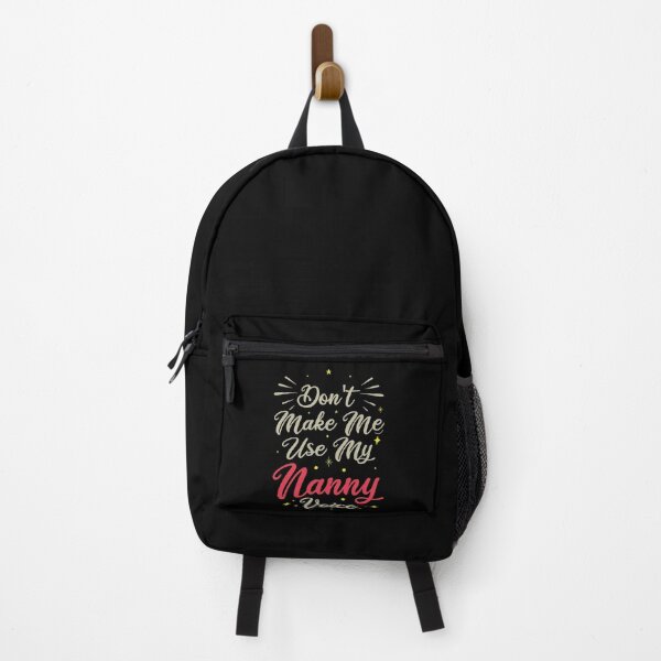 Item preview, Don't Make Me Use My Nanny Voice, Cute Funny Gift Idea For Nannies designed and sold by awesomedraw.