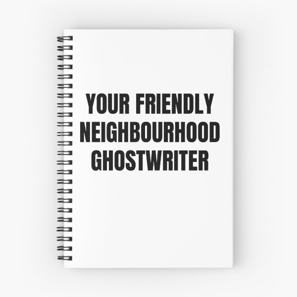 Item preview, your friendly neighbourhood ghostwriter designed and sold by AnujShah7.