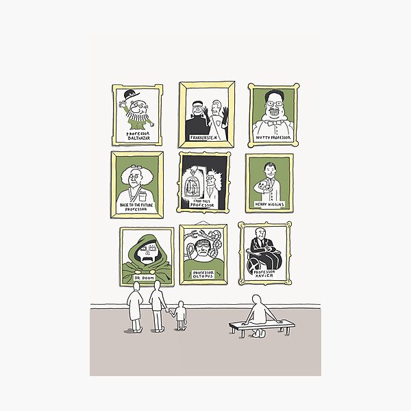 Famous professors Photographic Print