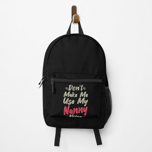 Item preview, Don't Make Me Use My Nanny Voice, Cute Funny Gift Idea For Nannies designed and sold by awesomedraw.