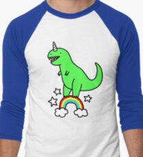 T-Rexicorn Men's Baseball ¾ T-Shirt