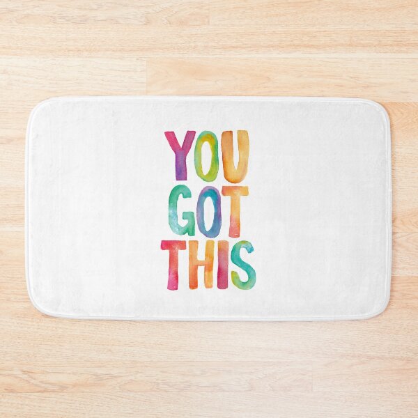 Item preview, You Got This Rainbow Watercolor designed and sold by MotivatedType.