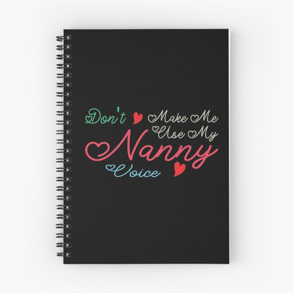 Item preview, Don't Make Me Use My Nanny Voice, Cute Funny Gift Idea For Nannies designed and sold by awesomedraw.