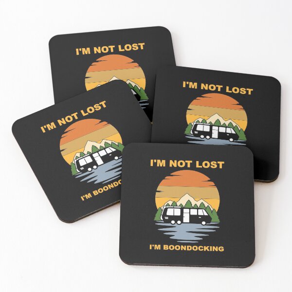Item preview, I'm Not Lost I'm Boondocking Camping Campervan designed and sold by Spaceshipsells.