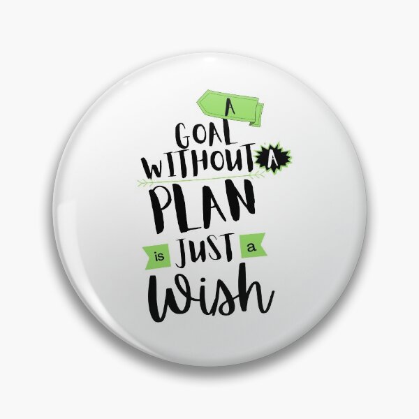 Item preview, Motivation t-shirt | Goals t-shirt | Text t-shirt | A goal without a plan is just a wish designed and sold by ChopshopTEXT.