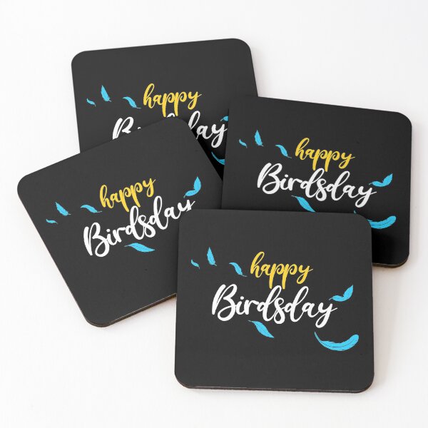 Item preview, Happy Birdsday Birdlover Birthday Gift Pun designed and sold by Alienphysique.