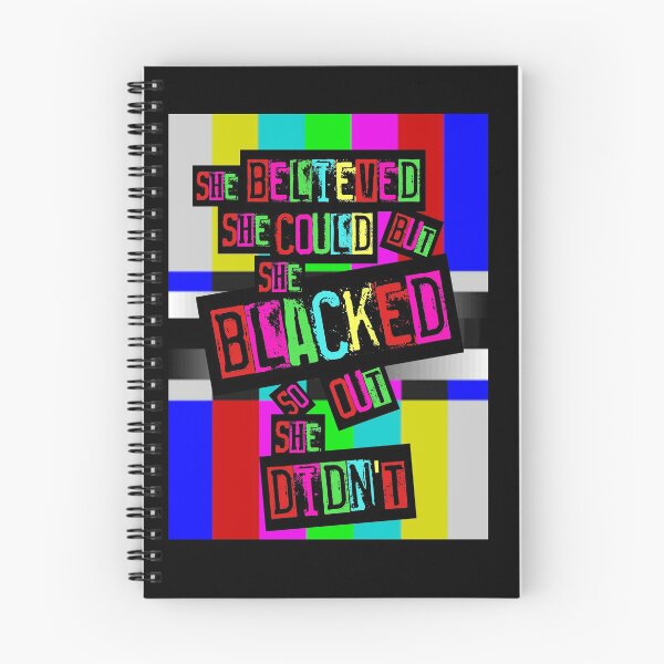 Item preview, SHE BELIEVED SHE COULD BUT SHE BLACKED OUT_ SMPTE designed and sold by GeiekSheiek.