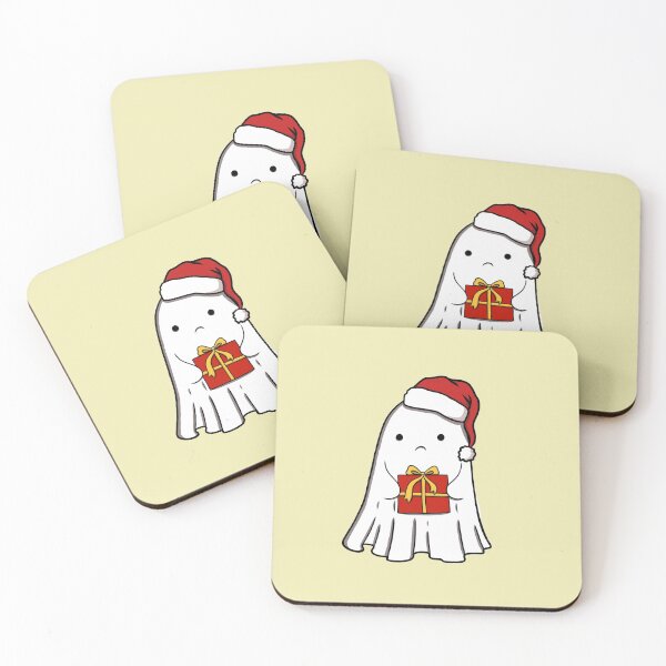 Item preview, sad ghost Christmas designed and sold by Sana--Art.