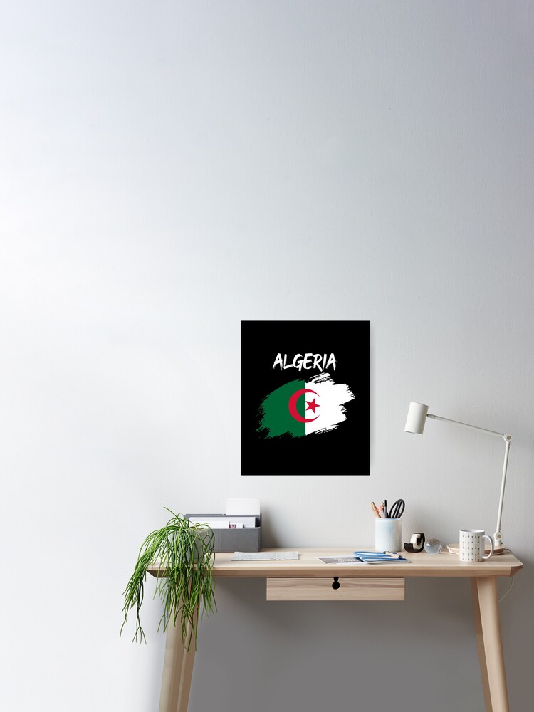 Algeria Algerian flag flag Art Board Print by GeogDesigns