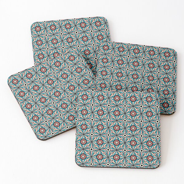 Item preview, Art Deco Psychedelic Circles Stars lines  20s 30s Retro designed and sold by NoMatterLab.