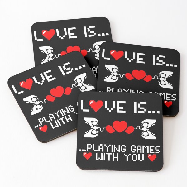 Item preview, Love is playing games with you, Gamer, Gaming gift idea designed and sold by AS-Shirts.