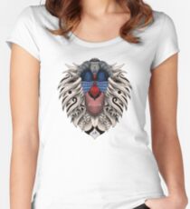 Ornate Rafiki Vol. 2 Colored Women's Fitted Scoop T-Shirt