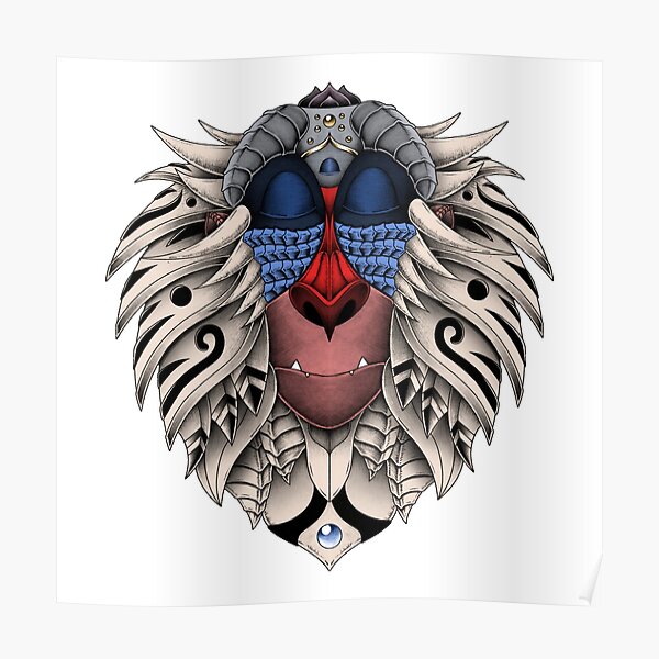 Ornate Rafiki Vol. 2 Colored Poster