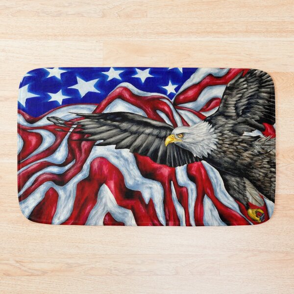 Item preview, American Flag with eagle  designed and sold by 42youbest.