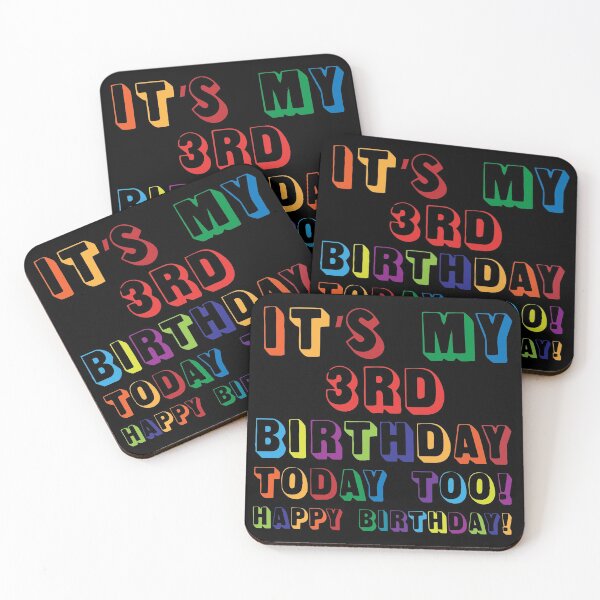 Item preview, It’s My 3RD Birthday Happy Birthday! designed and sold by yeknow.