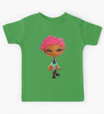 a wand-wielding, dueling-poised!tonks Kids Tee