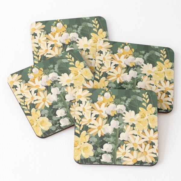 Item preview, Flowers in yellow designed and sold by Tararayn.