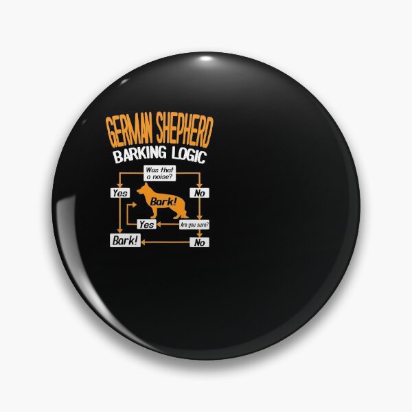 Item preview, German Shepherd Barking Logic designed and sold by CharlotteHicks.